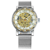 Winner Mechanical Watch Iced Out Watch