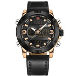 Naviforce Leather Water Resistant Watch