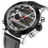 Naviforce Leather Water Resistant Watch