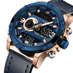 Naviforce Leather Water Resistant Watch