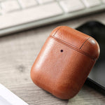 Luxury case For Apple AirPods Leather Charging Box for air pods 1 & 2