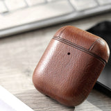 Luxury case For Apple AirPods Leather Charging Box for air pods 1 & 2