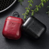 Luxury case For Apple AirPods Leather Charging Box for air pods 1 & 2