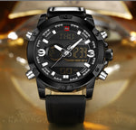 Naviforce Leather Water Resistant Watch