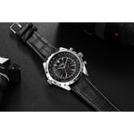 Men's Classic Black Dial Day&Date Automatic Mechanical Watch