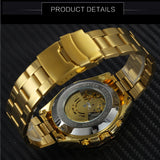 Forshining Golden Mechanical Watch