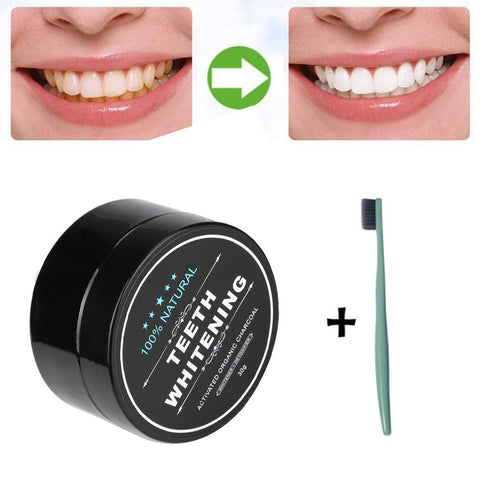 100%  Natural Teeth Whitening Stain Removal