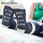 Custom Bring Me A Glass Off Wine Socks