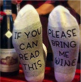 Custom Bring Me A Glass Off Wine Socks