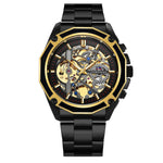 Forshining Golden Mechanical Watch