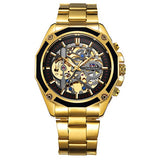 Forshining Golden Mechanical Watch