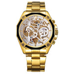 Forshining Golden Mechanical Watch