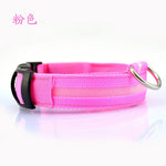 LED Adjustable Dog Collar- Keep your dog safe at night