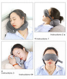 MULTI-FUNCTION TRAVEL NECK PILLOW & EYE MASK