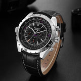 Men's Classic Black Dial Day&Date Automatic Mechanical Watch